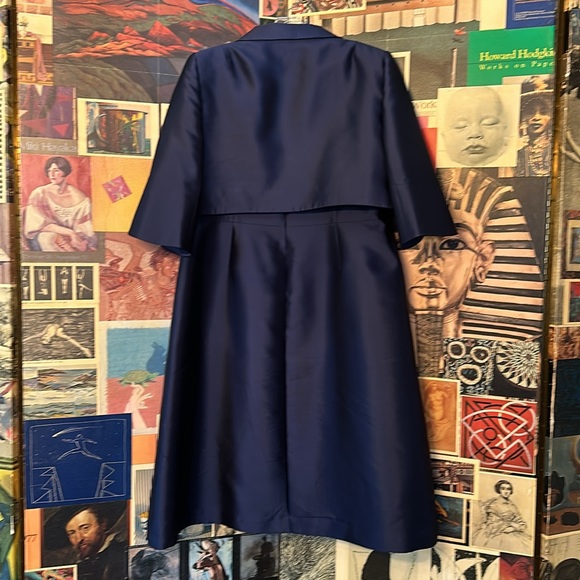 STUNNING Frascara Couture Dress with matching Jacket - Picture 2 of 11